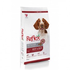 Reflex High Energy Beef Adult Dog - Пълноценна храна за активни израснали кучета с говеждо месо 15 кг